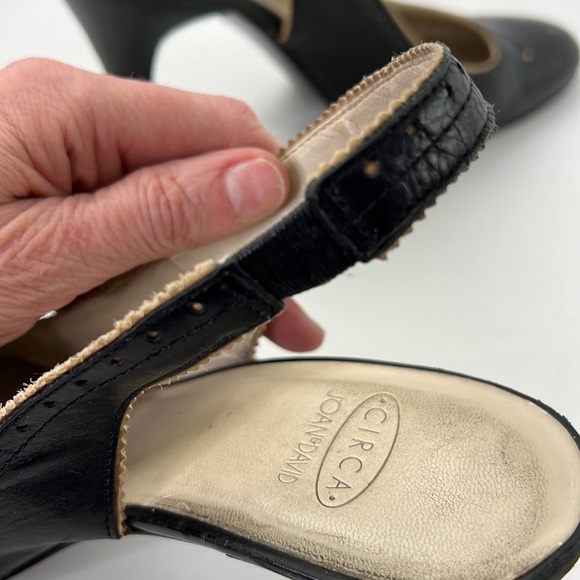 Circa Joan & David Classic black leather heels - Picture 10 of 11